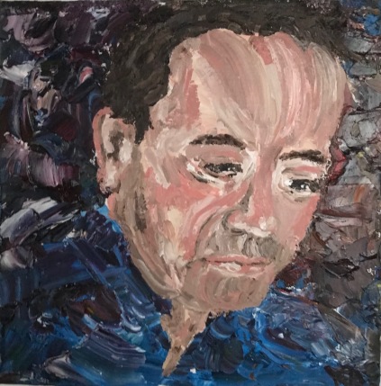 portrætmaleri udført af Rikke Aarøe Carlsen RAC olie på lærred 2020