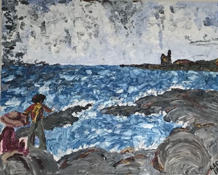 landskabsmalerie af Rikke Aarøe Carlsen RAC 2018